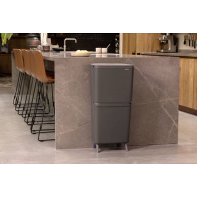 Brabantia SortUp Hi sortownik na odpady 45 l Dark Grey 275067
