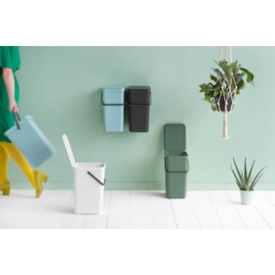 Brabantia Sort & Go pojemnik na odpady 40 l do segregacji zielony 251023