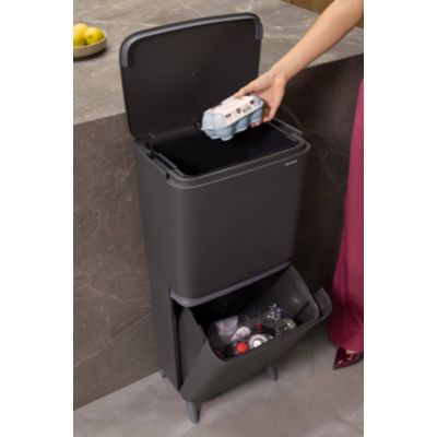 Brabantia SortUp Hi sortownik na odpady 45 l Soft Beige 275005