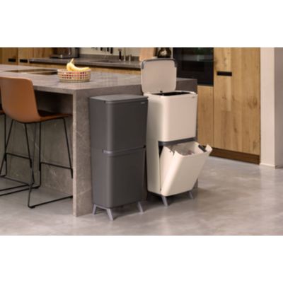 Brabantia SortUp Hi sortownik na odpady 45 l Soft Beige 275005