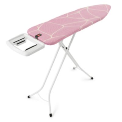 Brabantia deska do prasowania z solidną podstawą na żelazko parowe Lilac Waves 246067