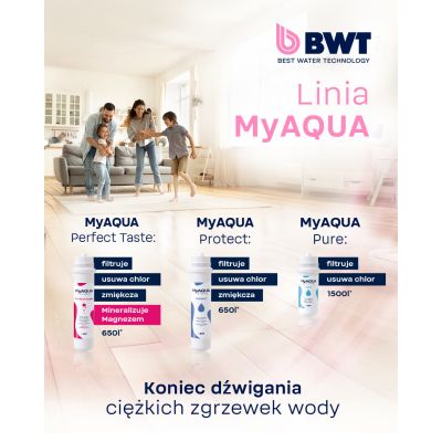 BWT Myaqua Pure Urban 2.0 bateria kuchenna z filtrem stojąca chrom 240101478