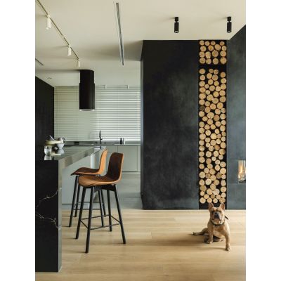 Ciarko Design Monogram W okap kuchenny 38 cm wyspowy czarny CDW3802C