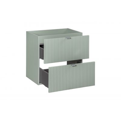 Comad Line Reed Green szafka 60 cm podumywalkowa wisząca z umywalką zielona SET-LRG 60CM S DANCE