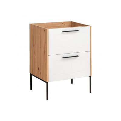 Comad Madera White szafka 60 cm podumywalkowa wisząca Dąb Artisan/biały polarny MADERAWHITE820FSC