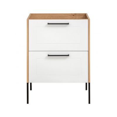 Comad Madera White szafka 60 cm podumywalkowa wisząca Dąb Artisan/biały polarny MADERAWHITE820FSC