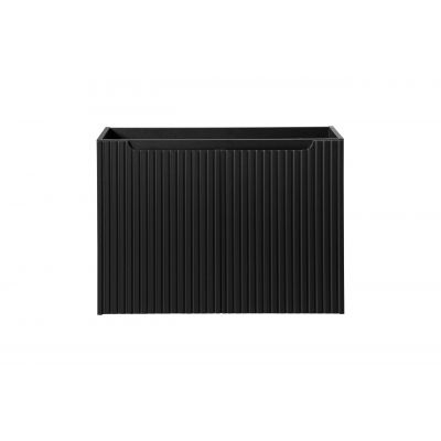 Comad Nova Black szafka 80 cm podumywalkowa wisząca z blatem czarna SET-NOB B BLACK 80CM D