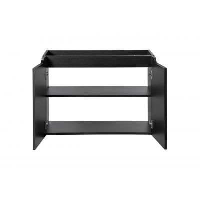 Comad Nova Black szafka 80 cm podumywalkowa wisząca z blatem czarna SET-NOB B BLACK 80CM D