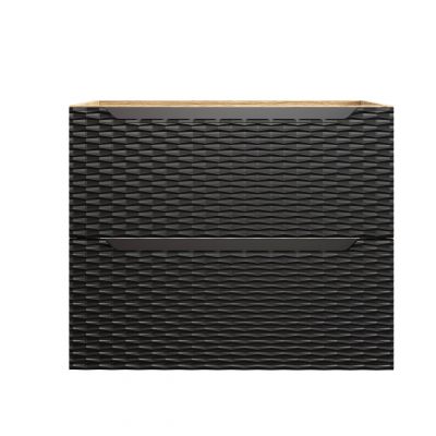 Comad Ocean Black szafka 70x46x57 cm czarna-dab OCEAN BLACK 82-70-2S