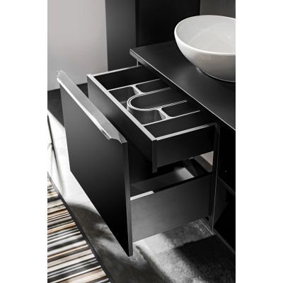 Comad Santa Fe Black szafka 80x46 cm podumywalkowa wisząca czarny SANTAFEBLACK82-80-B-2S