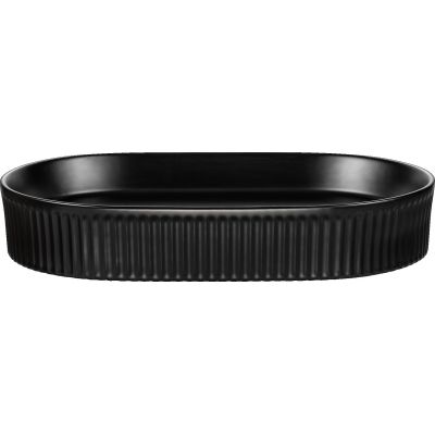Comad Beyond 3 umywalka 56x36 cm owalna nablatowa czarna BEYOND 3 BLACK ( E-6531 )