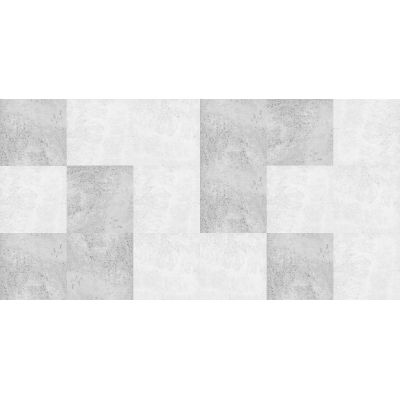 Ceramstic Bergen Tetris dekor ścienny 60x30 cm STR szary poler