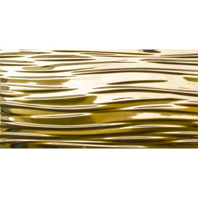 Ceramstic Metalico Waves Gold dekor ścienny 60x30 cm STR złoty połysk