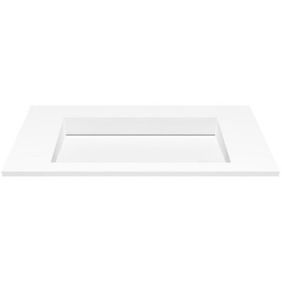 Cristalstone Linea Ideal umywalka 90x45 cm wpuszczana prostokątna biały U900-MCOLC/CR/BO