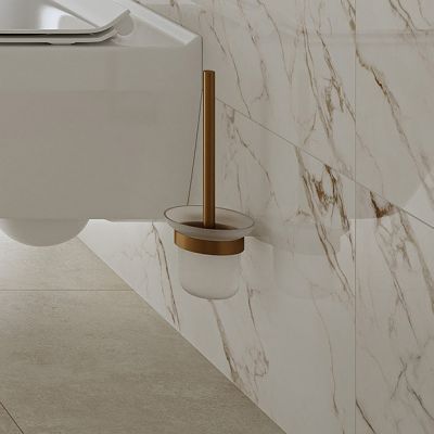 Cersanit Zen szczotka toaletowa ścienny miedź szczotkowana S951-899