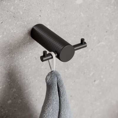 Cersanit Zen wieszak na ręcznik czarny S951-873