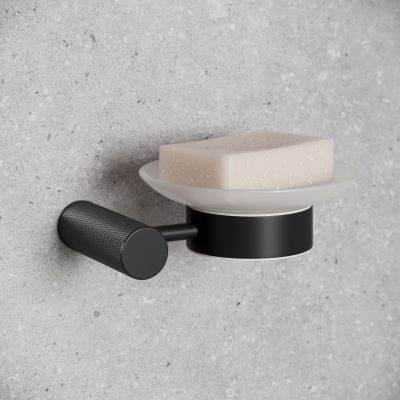 Cersanit Zen mydelniczka ścienna czarna S951-893