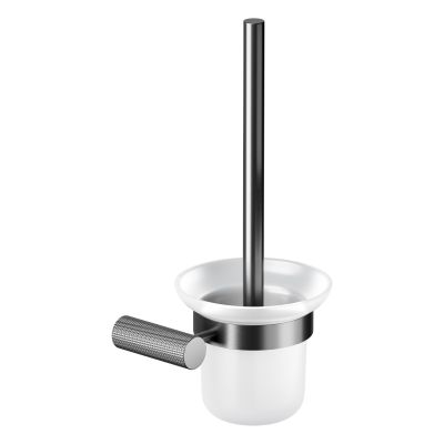 Cersanit Zen szczotka toaletowa ścienny czarna-gun metal S951-900