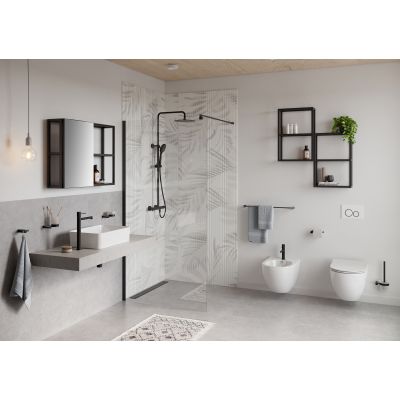 Cersanit Zen kubek na szczoteczki czarny S951-901