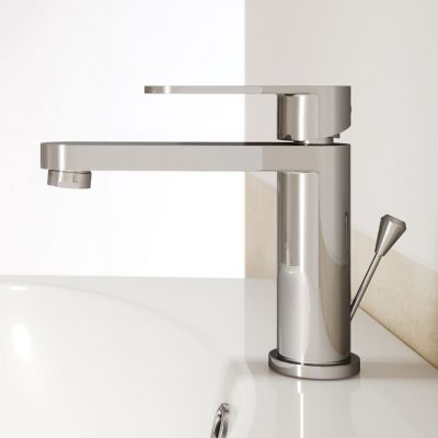 Cersanit Elio bateria umywalkowa stojąca chrom S951-046