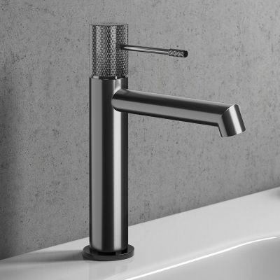 Cersanit Zen bateria umywalkowa stojąca gun metal S951-598