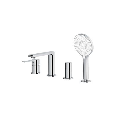 Cersanit Virgo bateria wannowo-prysznicowa nawannowa chrom S522-107