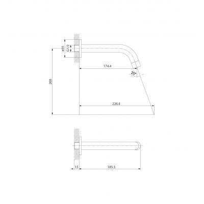 Cersanit Zen zestaw wannowo-prysznicowy podtynkowy termostatyczny chrom S952-034