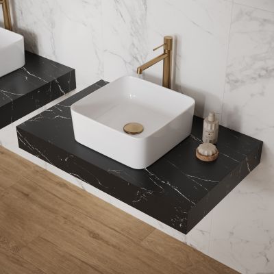 Cersanit Zen bateria umywalkowa stojąca wysoka miedź szczotkowana S951-802