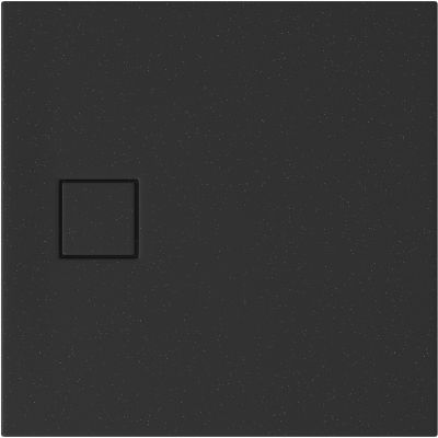 Cersanit Tako Slim brodzik 80x80 cm kwadratowy czarny mat S932-165