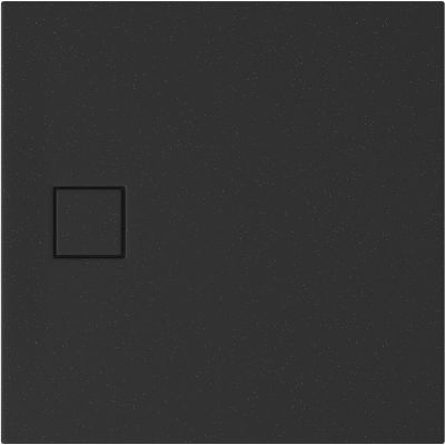 Cersanit Tako Slim brodzik 90x90 cm kwadratowy czarny mat S932-166