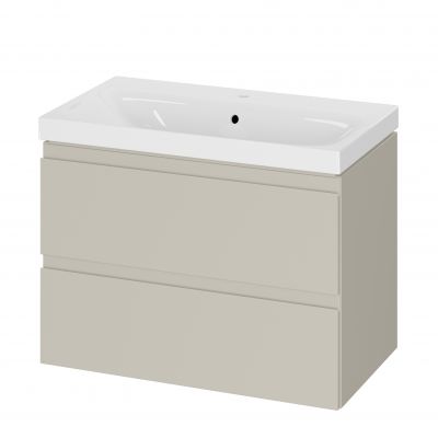 Cersanit Moduo umywalka 80x38 cm prostokątna ścienna-meblowa biała K116-012