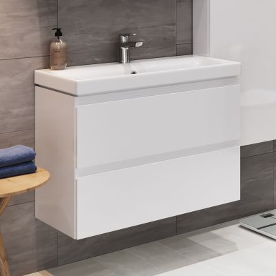 Cersanit Moduo szafka 79,5x44,7x57 cm podumywalkowa wisząca biała S590-008-DSM