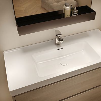 Cersanit Crea umywalka z szafką 50 cm zestaw meblowy dąb S801-287