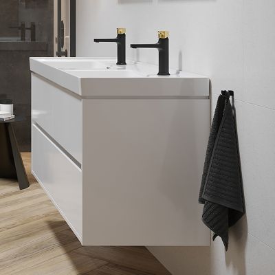 Cersanit Crea umywalka z szafką 100 cm zestaw meblowy biały S801-280