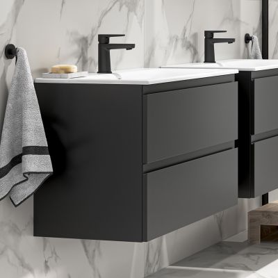 Cersanit Moduo Slim szafka 60 cm podumywalkowa wisząca antracyt S590-076-DSM
