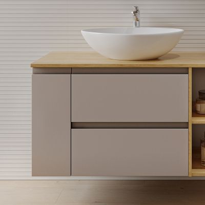 Cersanit Moduo szafka 20x44,6x55 cm boczna wisząca kaszmir S590-117