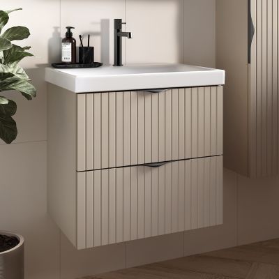 Cersanit Tirso umywalka z szafką 80 cm kaszmir S801-543