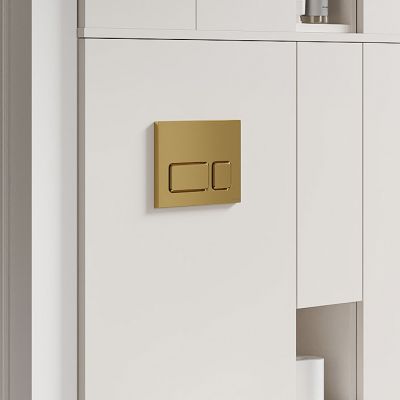 Zestaw Cersanit Moduo meble modułowe do zabudowy stelaża WC 8 elementów kaszmir (S1026037, S1026052, S1026053, S1026054, S1026055, S1026056, S1026057, S1026058)