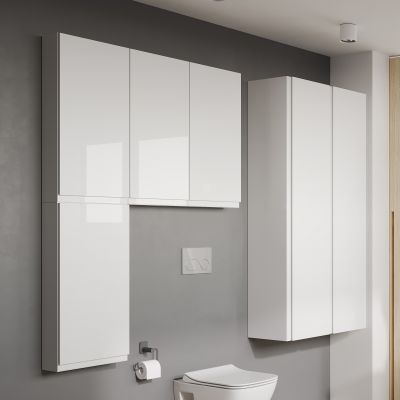 Cersanit Moduo szafka 40 cm boczna wisząca biała S590-028-DSM