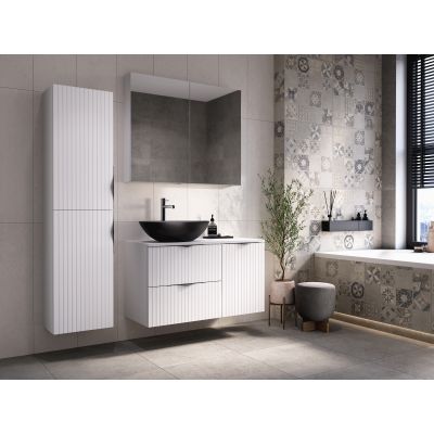 Cersanit Tirso szafka 40x30x160 cm boczna wisząca biała S1015-010