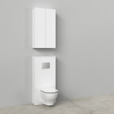 Cersanit Milagros szafka modułowa otwarta górna do stelaża 20 cm biały mat S1026-038