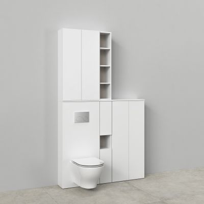 Cersanit Milagros szafka modułowa otwarta górna do stelaża 20 cm biały mat S1026-038