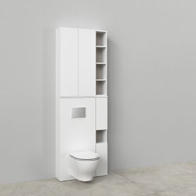 Cersanit Milagros szafka dolna z drzwiami do stelaża 56 cm biały mat S1026-041