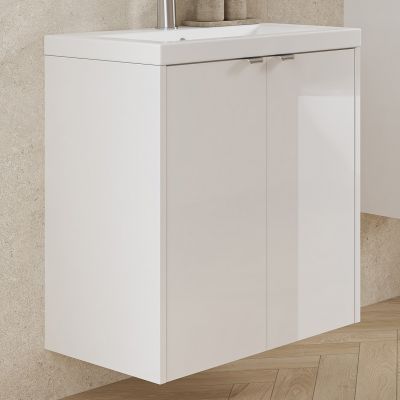 Cersanit Ovida szafka 49,4x40x70 cm podumywalkowa wisząca biała S1058-001