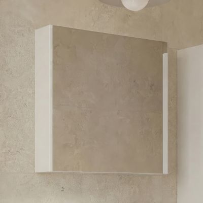 Cersanit Ovida szafka 59,4x14,1x59,2 cm z lustrem biała S1058-007