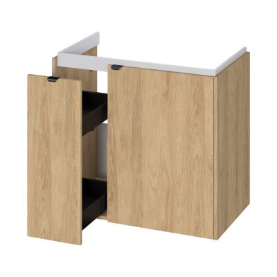 Cersanit Ovida szafka 79,4x45x70 cm podumywalkowa wisząca dąb S1058-011