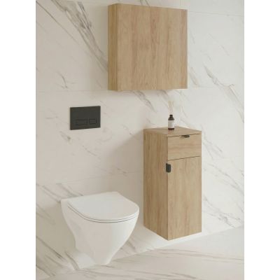 Cersanit Ovida szafka 30x30x72 cm boczna wisząca dąb S1058-013