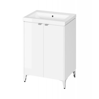 Cersanit Ovida umywalka z szafką 60 cm białą S4047-002