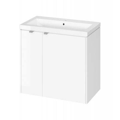 Cersanit Ovida umywalka z szafką 80 cm białą S4047-003