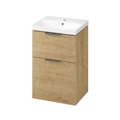 Cersanit City szafka 49,4x39,7x72 cm podumywalkowa wisząca dąb S584-118